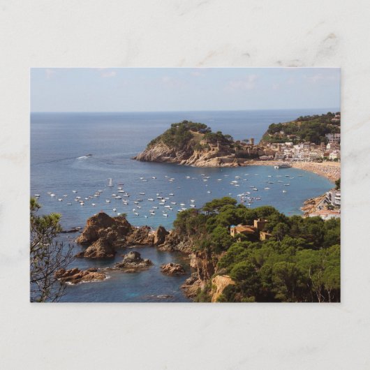 TOSSA DE MAR. Stadt an der Costa Brava. Postkarte (Vorderseite)