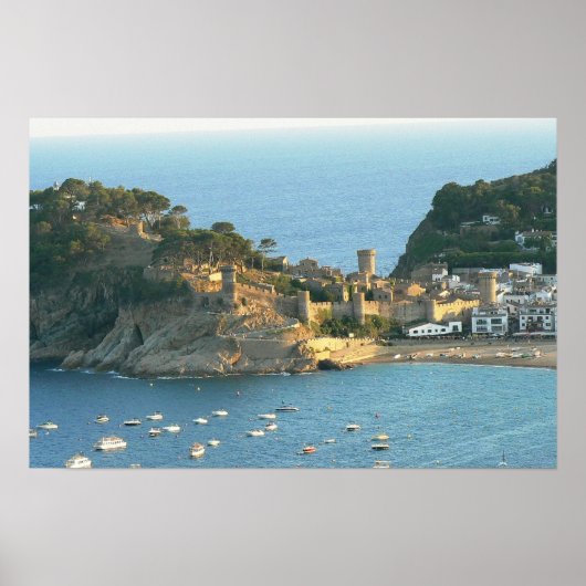 Tossa Del Mar, Costa Brava, Spanien Poster (Vorne)