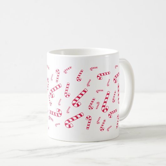 Tossed Candy Cane Tasse (VorderseiteRechts)