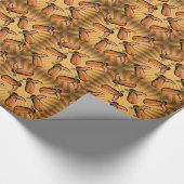 Tossed Cowboy Boots Wrapping Paper Geschenkpapier (Ecke)
