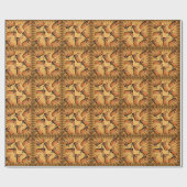 Tossed Cowboy Boots Wrapping Paper Geschenkpapier (Flach)