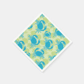 Tossed Crabs Napkins von den Creative Bee Studios Serviette (Ecke)