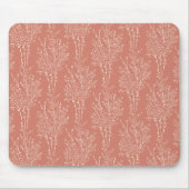 Tossed Floral Silhouette Botanical | Terracotta Mousepad (Vorne)