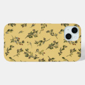 Tossed Floral Wildblumen auf Jonquil Yellow Case-Mate iPhone Hülle (Rückseite (Horizontal))