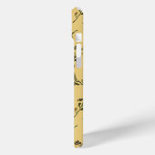 Tossed Floral Wildblumen auf Jonquil Yellow Case-Mate iPhone Hülle (Rückseite / Links)
