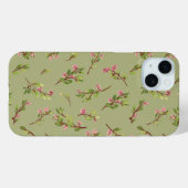 Tossed Floral Wildblumen auf Pistachio Green Case-Mate iPhone Hülle (Rückseite (Horizontal))