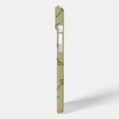 Tossed Floral Wildblumen auf Pistachio Green Case-Mate iPhone Hülle (Rückseite / Links)