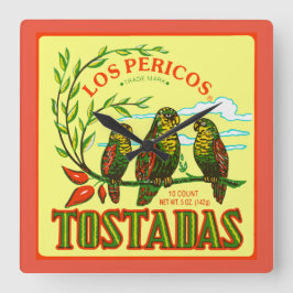 TOSTADAS QUADRATISCHE WANDUHR