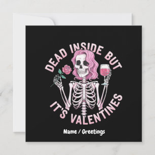 Tot aber es ist Valentinstag Lustig Romantisch  Einladung