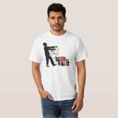 "TOT die HALLEN" Zombie-T-Shirt T-Shirt (Vorne ganz)