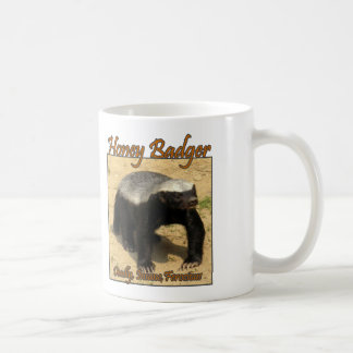 Tot geisteskranke, wilde Honig-Dachs-Tasse Kaffeetasse