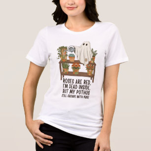 Tot im Inneren - Lustiger Geisterpflanzenliebhaber Tri-Blend Shirt