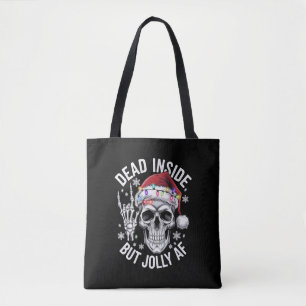Tot innen, aber lustiger Weihnachtsgeschenk-Skelet Tasche