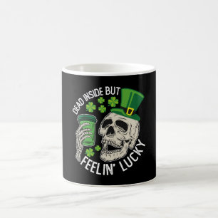 Tot innen drin, aber ich fühle mich glücklich Schä Kaffeetasse