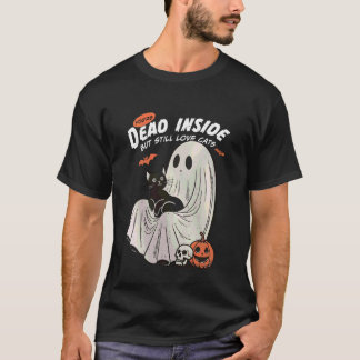 Tot innen drin, aber liebe immer noch Katzen schwa T-Shirt
