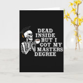 Tot innerlich gestorben, aber ich habe einen Maste Karte (Gelbe Blume)