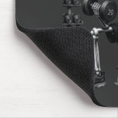 Tot innerlich tot, hebt immer noch Gewichte Mousepad (Ecke)