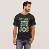Total 80er Jahre Retro Old School Stereo Cassette T-Shirt (Vorne ganz)