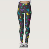 Total 80er Multi-Farbformen Leggings (Vorderseite)