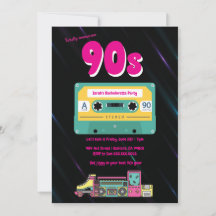 Total 90er-Einladung