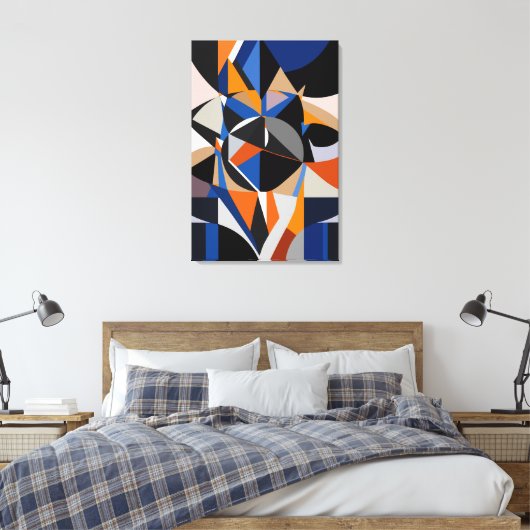 Total Abstraction Leinwanddruck (Insitu (Schlafzimmer))