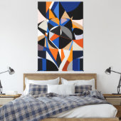 Total Abstraction Leinwanddruck (Insitu (Schlafzimmer))