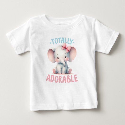 Total Adorable Baby Elephant T - Shirt (Vorderseite)