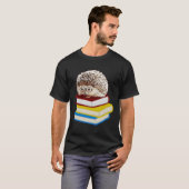 Total Adorable Igel Book Nerd T-Shirt (Vorne ganz)