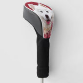 Total Adorable, Samoyed Dog Golf Headcover (angewinkelt)