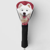 Total Adorable, Samoyed Dog Golf Headcover (Vorderseite)