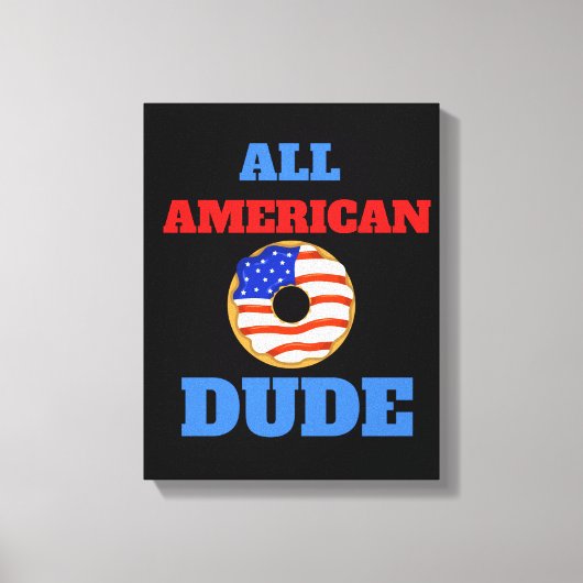 TOTAL AMERIKANISCHER TYP LEINWANDDRUCK (Vorderseite)