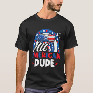 Total Amerikanischer Typ Lustiger 4. Juli Patrioti T-Shirt
