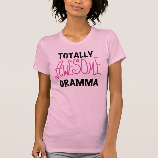 Total Awesome Oma Pinke T-Shirts Geschenke (Vorderseite)