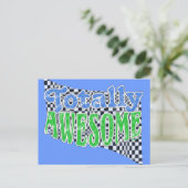 Total Awesome Postkarte (Stehend Vorderseite)