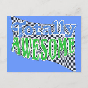 Total Awesome Postkarte