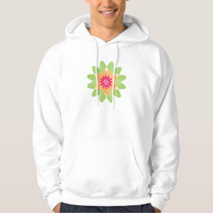 Total cooler Blumen-Entwurf Hoodie