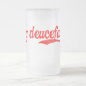 Total deucefaced™!!! mattglas bierglas (Mittel)