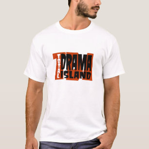Total Drama Island Retro Style Grafik T-Shirt 