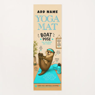 Total entspannende Bootspose Yoga Mat Yogamatte
