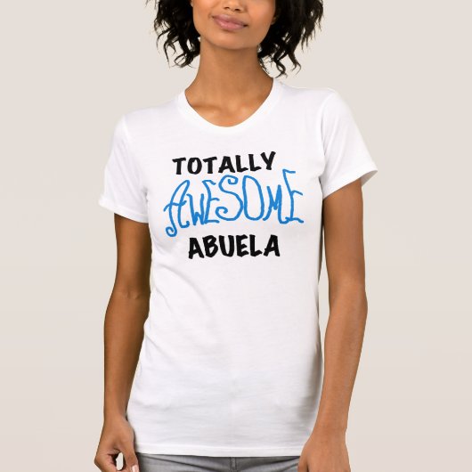 Total fantastische Abuela blaue T-Shirts und (Vorderseite)