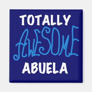 Total fantastische Abuela blaue T-Shirts und Gesch Magnet