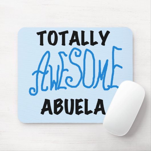 Total fantastische Abuela blaue T-Shirts und Mousepad (Mit Mouse)