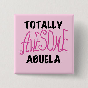 Total fantastische Abuela rosa T-Shirts und Button