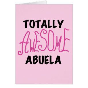 Total fantastische Abuela rosa T-Shirts und Gesche