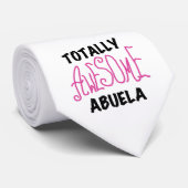 Total fantastische Abuela rosa T-Shirts und Gesche Krawatte (Gerollt)