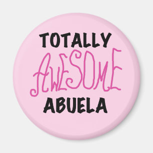 Total fantastische Abuela rosa T-Shirts und Gesche Magnet