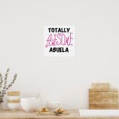 Total fantastische Abuela rosa T-Shirts und Gesche Poster (Küche)