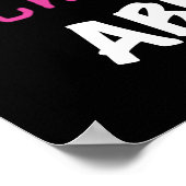 Total fantastische Abuela rosa T-Shirts und Gesche Poster (Ecke)