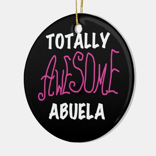 Total fantastische Abuela rosa T - Shirts und Keramikornament (Links)