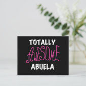 Total fantastische Abuela rosa T - Shirts und Postkarte (Stehend Vorderseite)